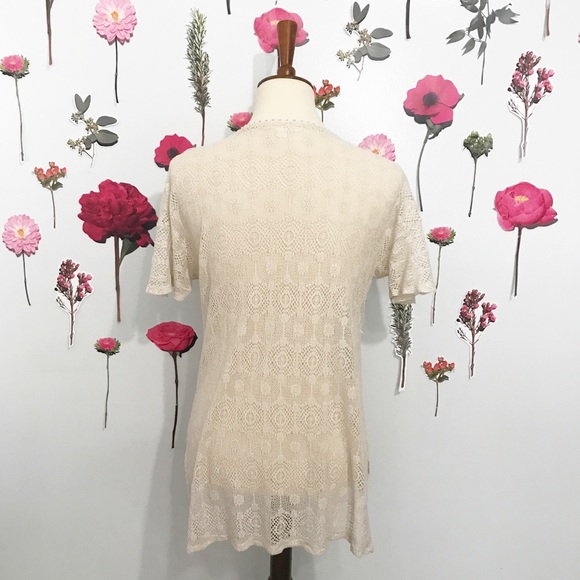 • Painted Threads • Lace Top - Picture 2 of 5